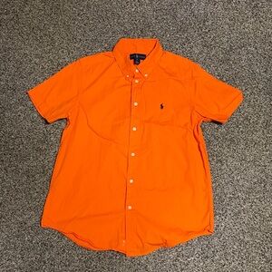 Boys Orange Polo Shirt
